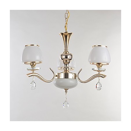 Modern Contemporary Electroplated Feature for Crystal Metal Chandelier Modern Contemporary Electroplated Feature for Crystal Metal Chandelier