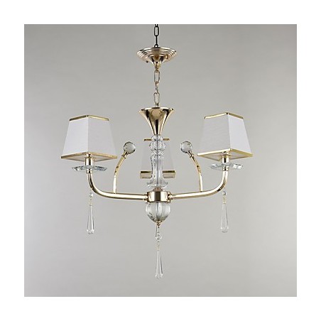 Modern Contemporary Electroplated Feature for Crystal Metal Chandelier Modern Contemporary Electroplated Feature for Crystal Metal Chandelier