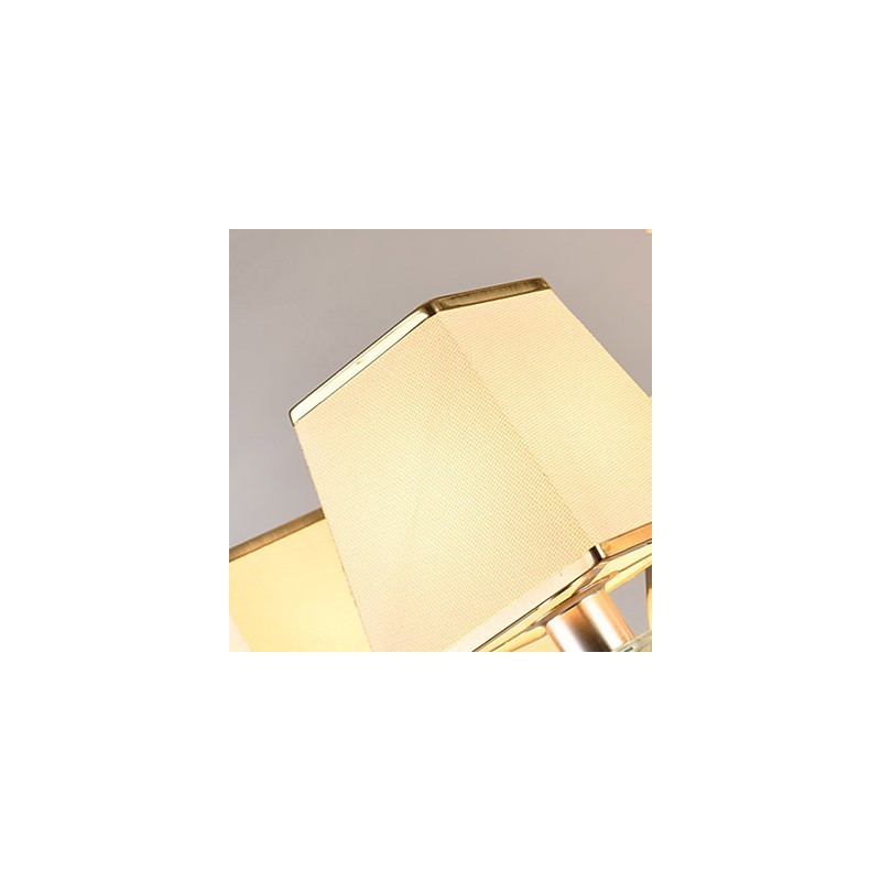 Modern Contemporary Electroplated Feature for Crystal Metal Chandelier
