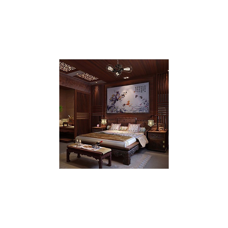 Retro Painting Feature for Mini Style Designers Metal Chandelier