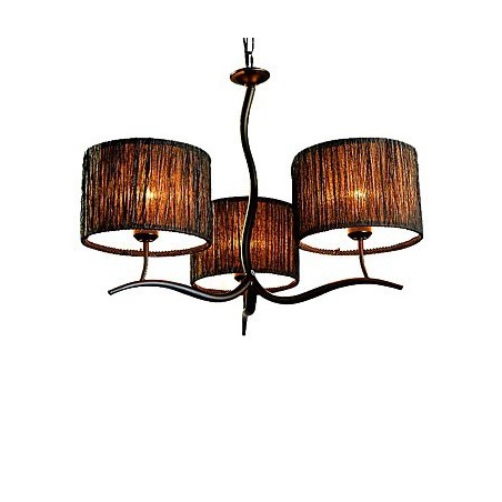 3 Light Traditional Classic Chandelier with Simple Fabric Drum Shade 3 Light Traditional Classic Chandelier with Simple Fabric Drum Shade