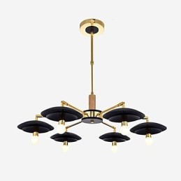 6 Light Personalized Chandelier