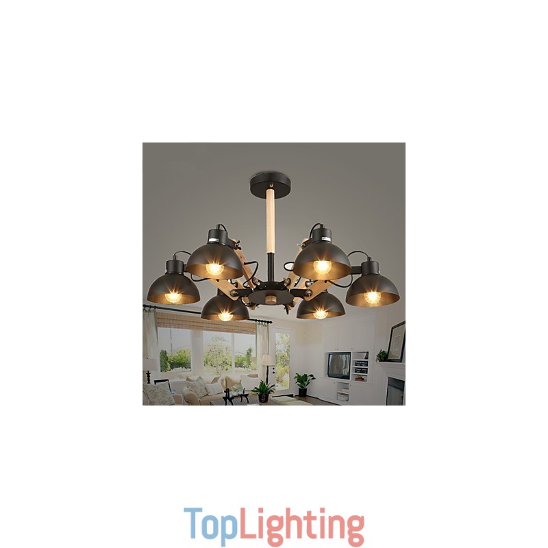 Chandelier Mini Style Modern Contemporary Metal