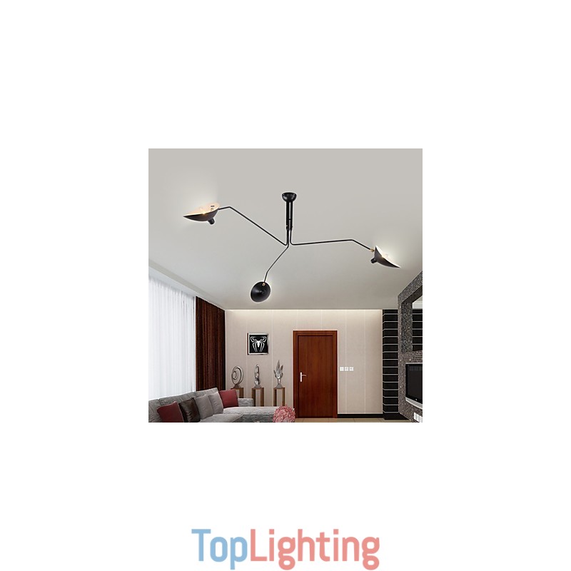 Modern Contemporary Painting Feature for Designers Metal Chandelier