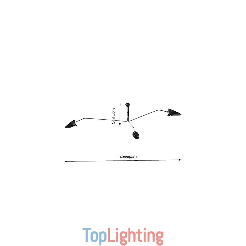 Modern Contemporary Painting Feature for Designers Metal Chandelier