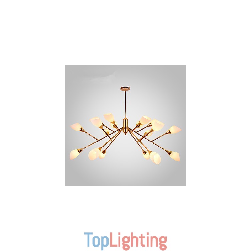 Nordic Simple Atmospheric Pastoral Chandelier Creative Lobby Chandelier Lamp
