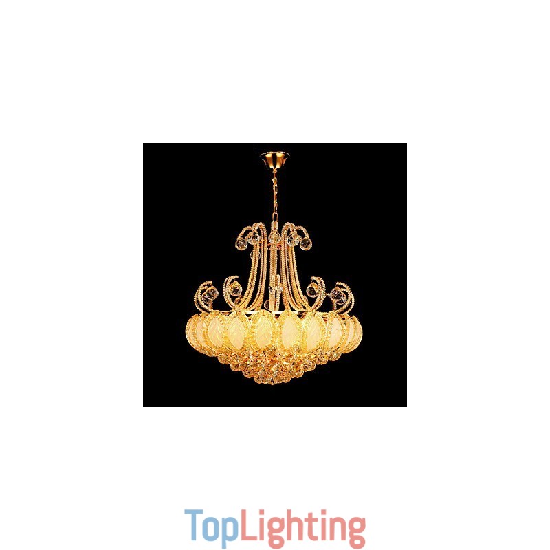 Modern Luxury Chandelier Crystal Pendant Light Diameter 50CM Contains 8 Bulbs