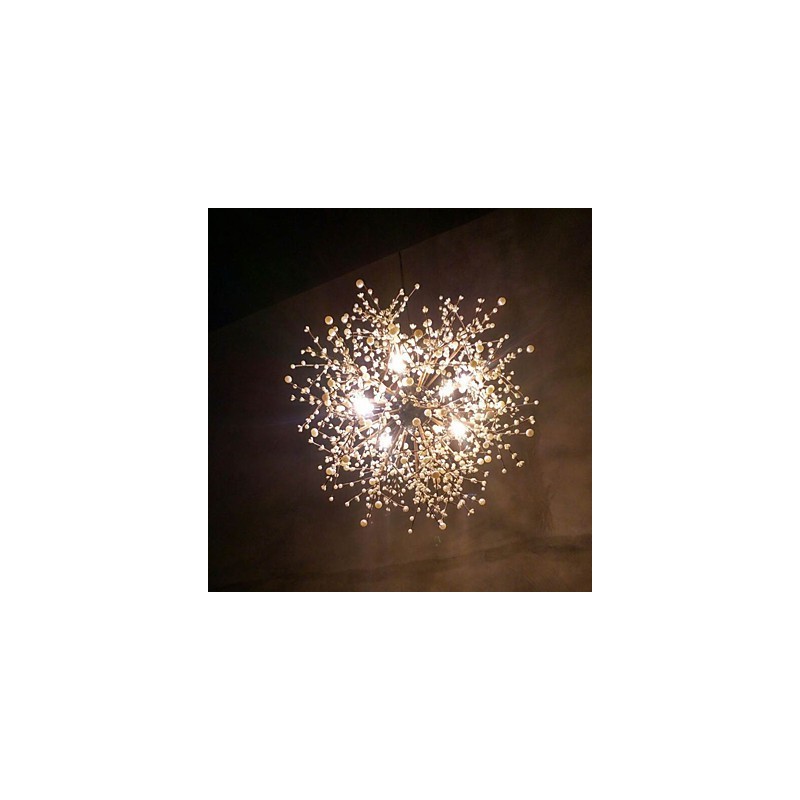 Modern Chandelier Firework Vintage Wrought Iron With 8 Lights Chandelier Island Pendant Lighting Ceiling Light