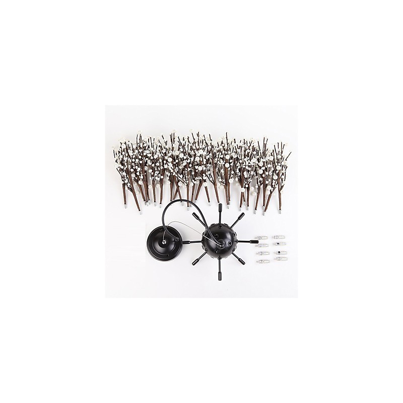 Modern Chandelier Firework Vintage Wrought Iron With 8 Lights Chandelier Island Pendant Lighting Ceiling Light