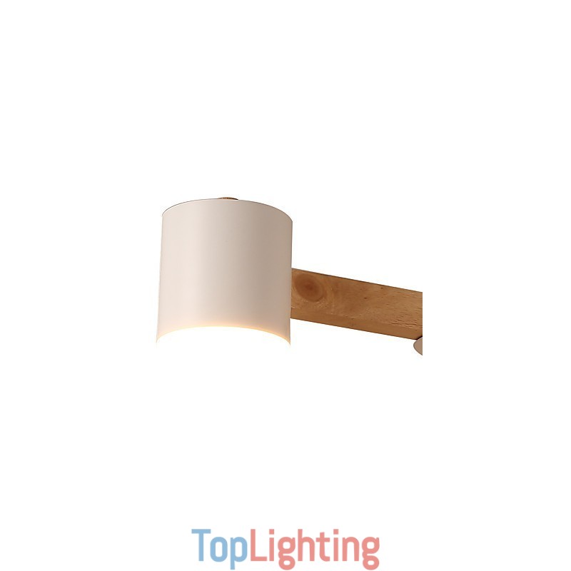 3 Lights Chandelier Modern Contemporary Traditional Classic Vintage Country Wood Feature for Wood