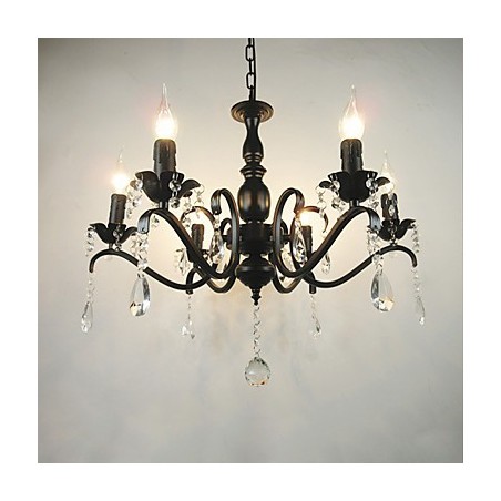Chandelier Simple Crystal Iron Candle Lights Decoration Lamps Lighting Chandelier Simple Crystal Iron Candle Lights Decoration Lamps Lighting