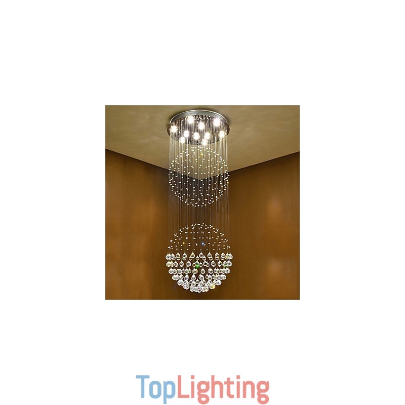 Crystal Ceiling Pendant Light Indoor Chandelier Home Hanging Lighting Lamps Fixtures
