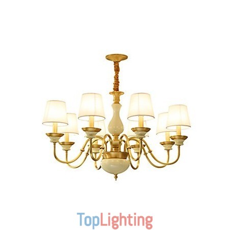All Copper Chandelier Jade Decorative Chandelier All Copper Chandelier Jade Decorative Chandelier