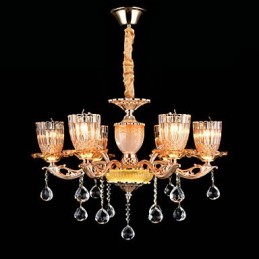 Modern Contemporary Traditional Classic Zinc Alloy Feature for Crystal Mini Style Metal Pendant Light