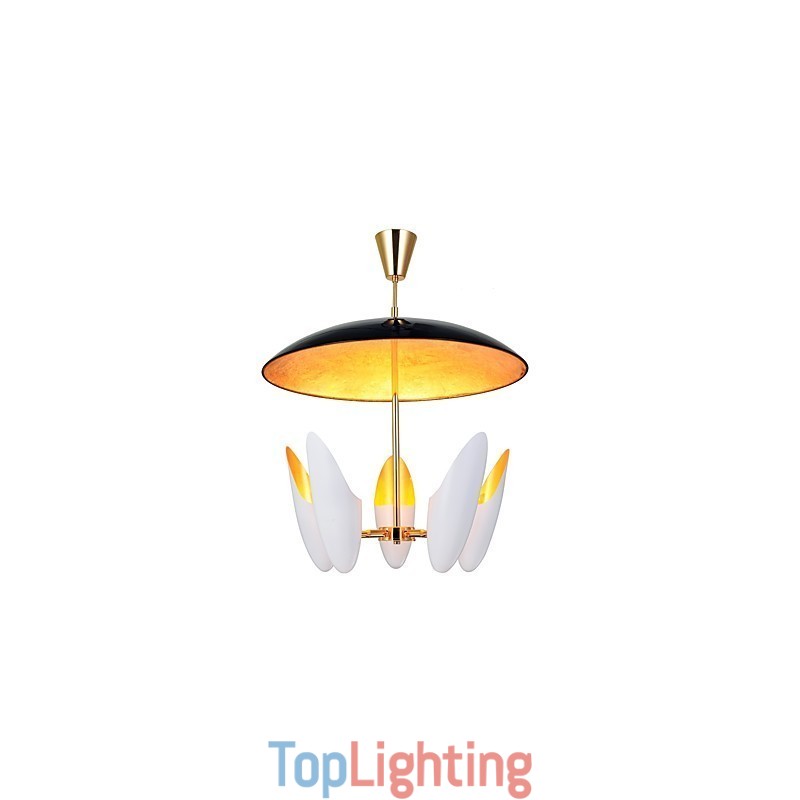 5 Light Chandelier Brief Art Modern Comtemporary Pendant Lamp