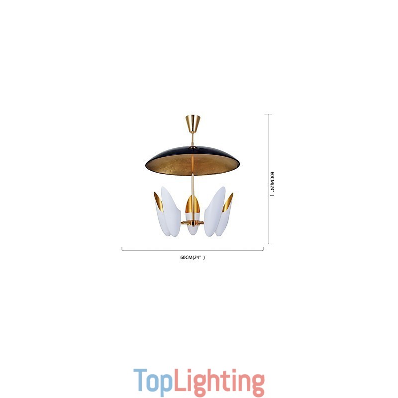 5 Light Chandelier Brief Art Modern Comtemporary Pendant Lamp