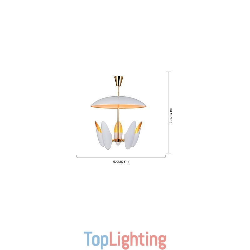 5 Light Chandelier Brief Art Modern Comtemporary Pendant Lamp