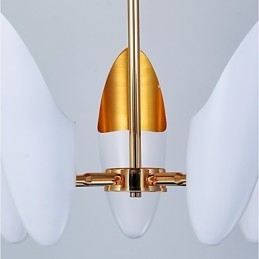 5 Light Chandelier Brief Art Modern Comtemporary Pendant Lamp