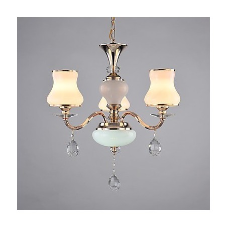Modern Contemporary Electroplated Feature for Crystal Metal Chandelier Modern Contemporary Electroplated Feature for Crystal Metal Chandelier