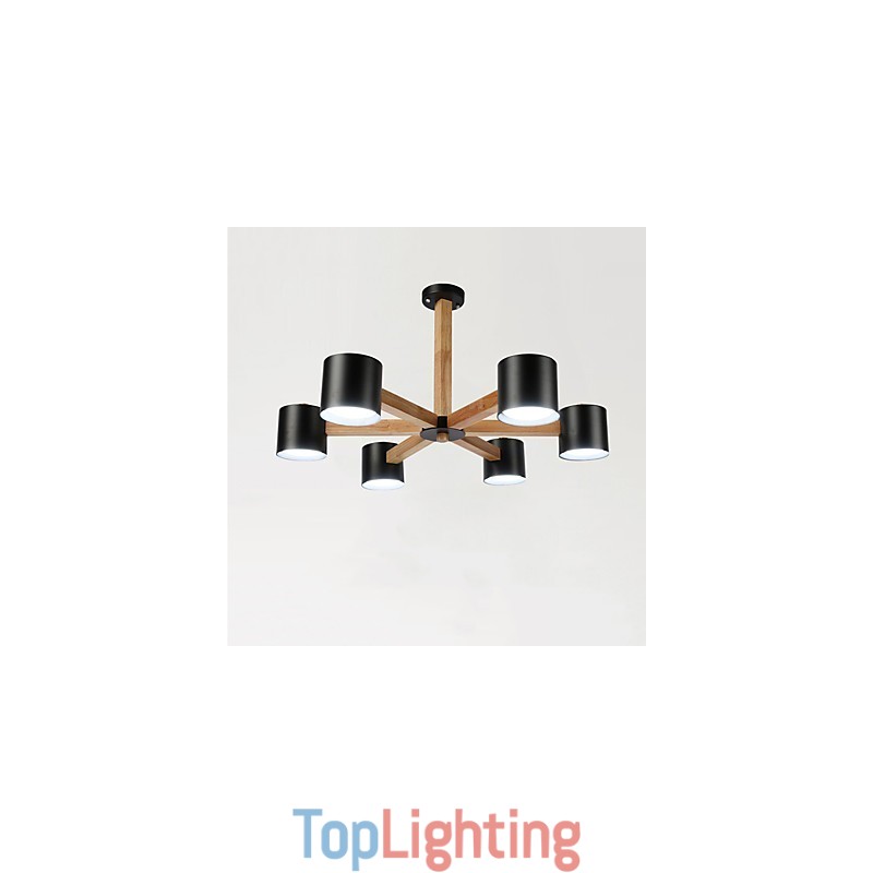 Vintage Painting Feature for Metal Chandelier
