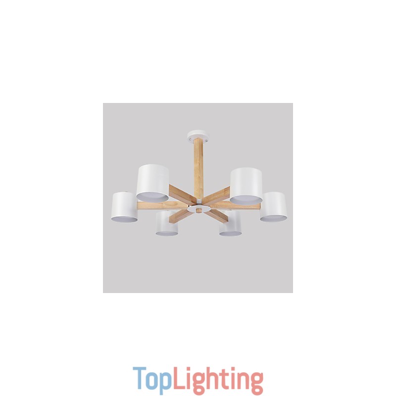 Vintage Painting Feature for Metal Chandelier