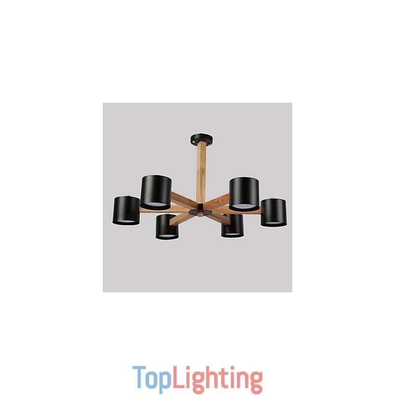 Vintage Painting Feature for Metal Chandelier
