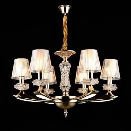 Modern Contemporary Traditional Classic Zinc Alloy Feature for Crystal Mini Style Metal Pendant Light