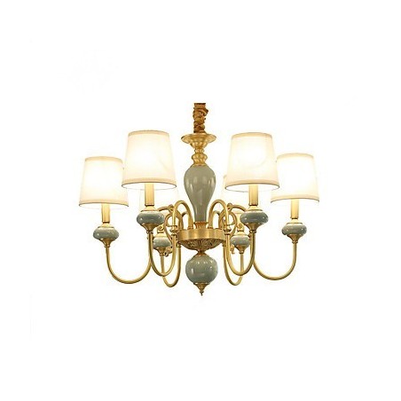 Chandelier Traditional Classic Country Brass Feature for Mini Style Metal 6 Bulbs Chandelier Traditional Classic Country Brass Feature for Mini Style Metal 6 Bulbs