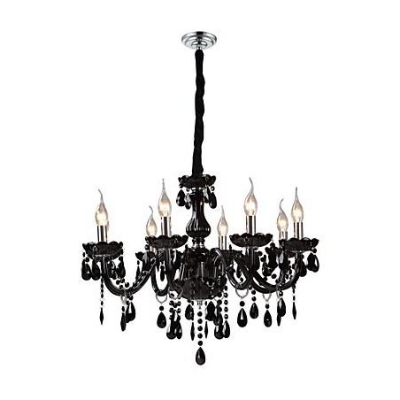Modern Contemporary Electroplated Feature for Crystal Glass Chandelier Modern Contemporary Electroplated Feature for Crystal Glass Chandelier