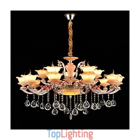 Pendant Light Zinc Alloy Feature for Crystal Mini Style Metal Indoors Shops 15 Bulbs Pendant Light Zinc Alloy Feature for Crystal Mini Style Metal Indoors Shops 15 Bulbs