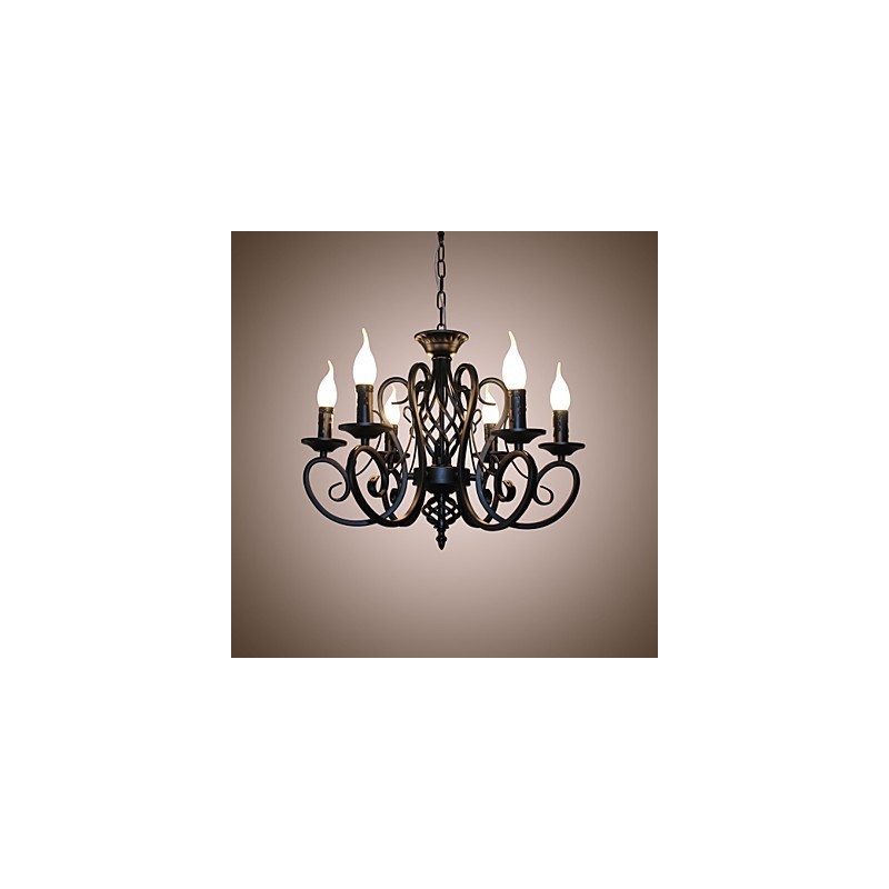 European Style Chandelier Dining Lights Simple Originality Innovative Candles 6 Lights