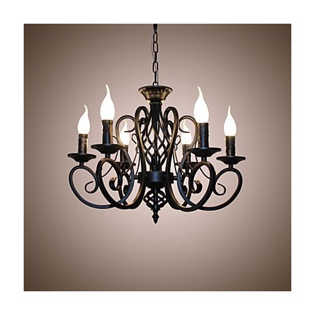 European Style Chandelier Dining Lights Simple Originality Innovative Candles 6 Lights European Style Chandelier Dining Lights Simple Originality Innovative Candles 6 Lights