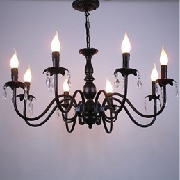 European Style Crystal Candle Lamp Lamp Clothing Shop Lamps And Lanterns Decoration Project Droplight