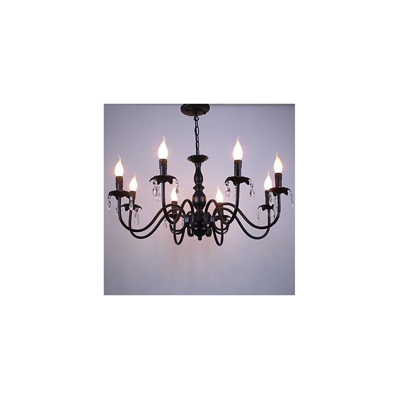 European Style Crystal Candle Lamp Lamp Clothing Shop Lamps And Lanterns Decoration Project Droplight