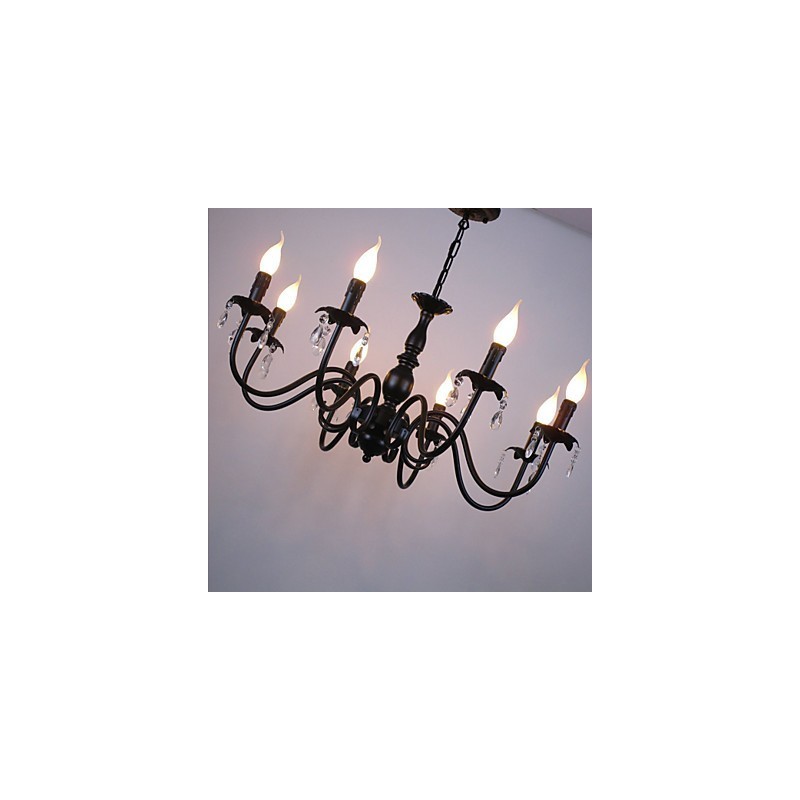 European Style Crystal Candle Lamp Lamp Clothing Shop Lamps And Lanterns Decoration Project Droplight