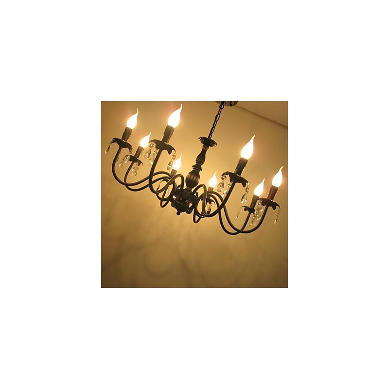 European Style Crystal Candle Lamp Lamp Clothing Shop Lamps And Lanterns Decoration Project Droplight