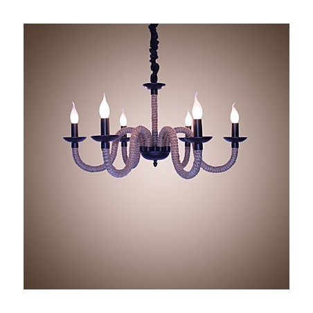 Loft Industrial Wind Vintage Iron Lamps Shops Chandelier Rope Chandelier Lights Loft Industrial Wind Vintage Iron Lamps Shops Chandelier Rope Chandelier Lights