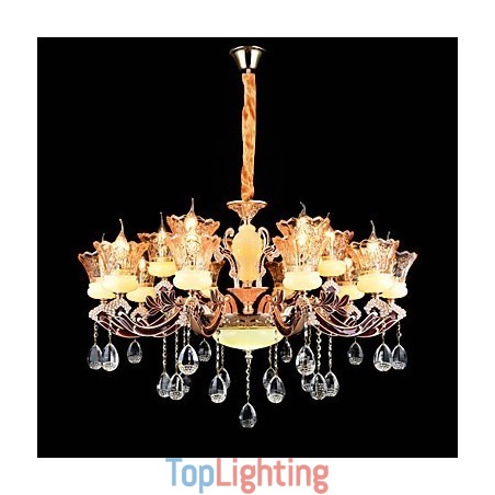 Pendant Light Zinc Alloy Feature for Crystal Mini Style Metal Indoors Shops 15 Bulbs Pendant Light Zinc Alloy Feature for Crystal Mini Style Metal Indoors Shops 15 Bulbs