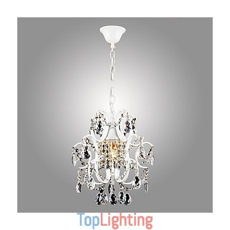 Iron Painting Chandelier with Clear Crystal Modern Lighting Lamp Iron Painting Chandelier with Clear Crystal Modern Lighting Lamp