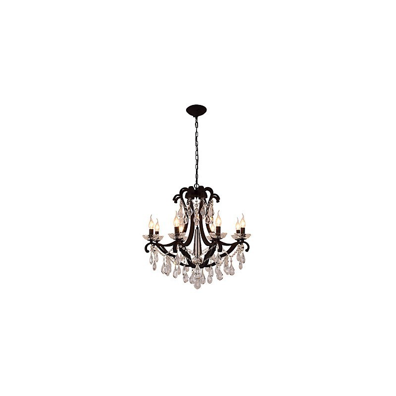 8 Lights Crystal Chandelier Modern Contemporary Traditional Classic Rustic Lodge Vintage Retro Lantern Drum Country Painting