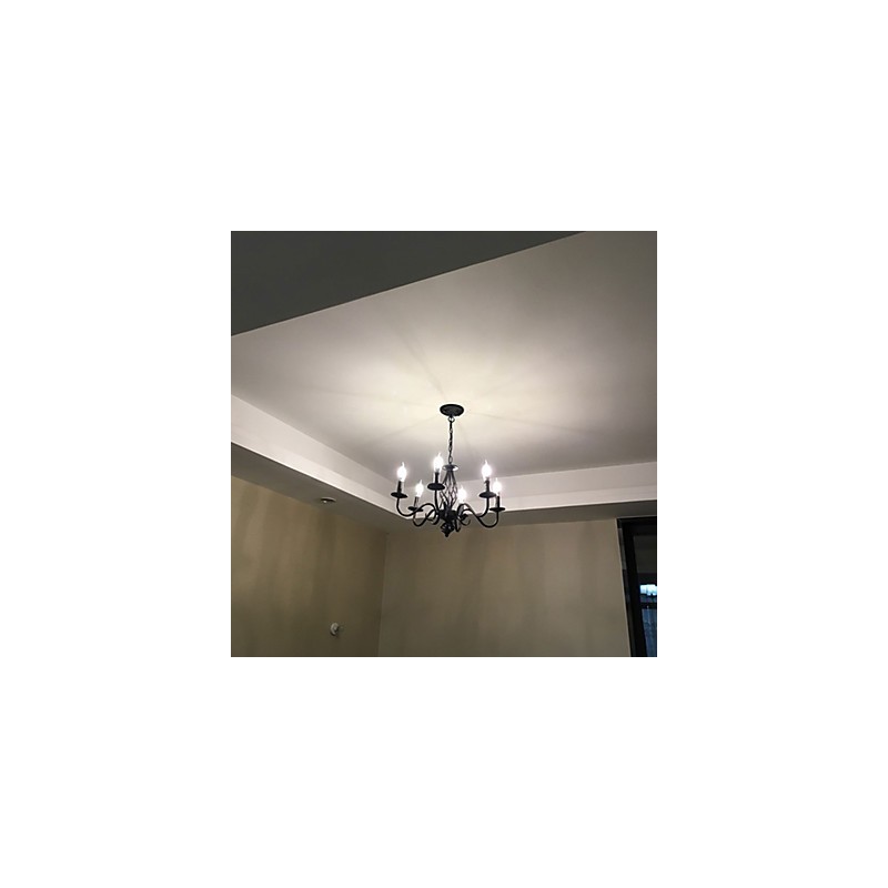 Artistic Chic & Modern Others Feature for Candle Style Metal Indoors 6 Bulbs Chandelier