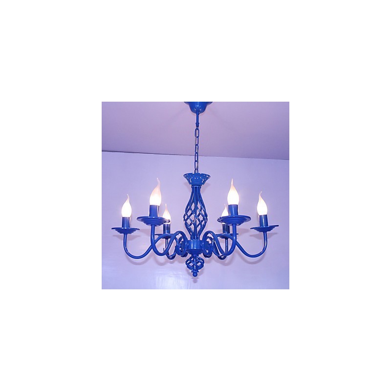 Artistic Chic & Modern Others Feature for Candle Style Metal Indoors 6 Bulbs Chandelier