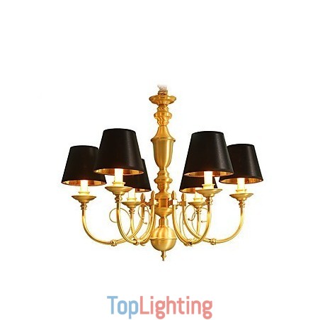 Chandelier Traditional Classic Country Brass Feature for Mini Style Metal 6 Bulbs Chandelier Traditional Classic Country Brass Feature for Mini Style Metal 6 Bulbs