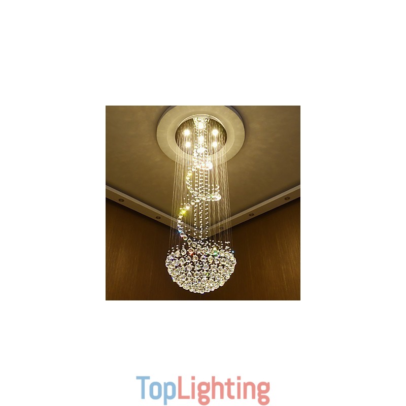 Modern Crystal Ceiling Chandelier Lights Indoor Pendant Lamp Deco Lighting Fixtures