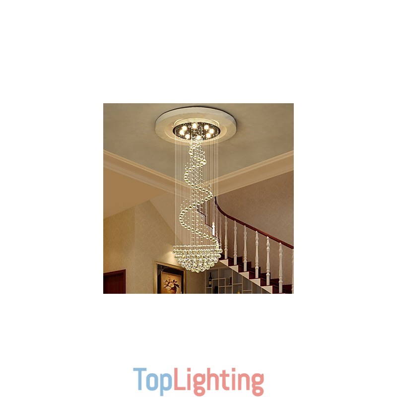 Modern Crystal Ceiling Chandelier Lights Indoor Pendant Lamp Deco Lighting Fixtures