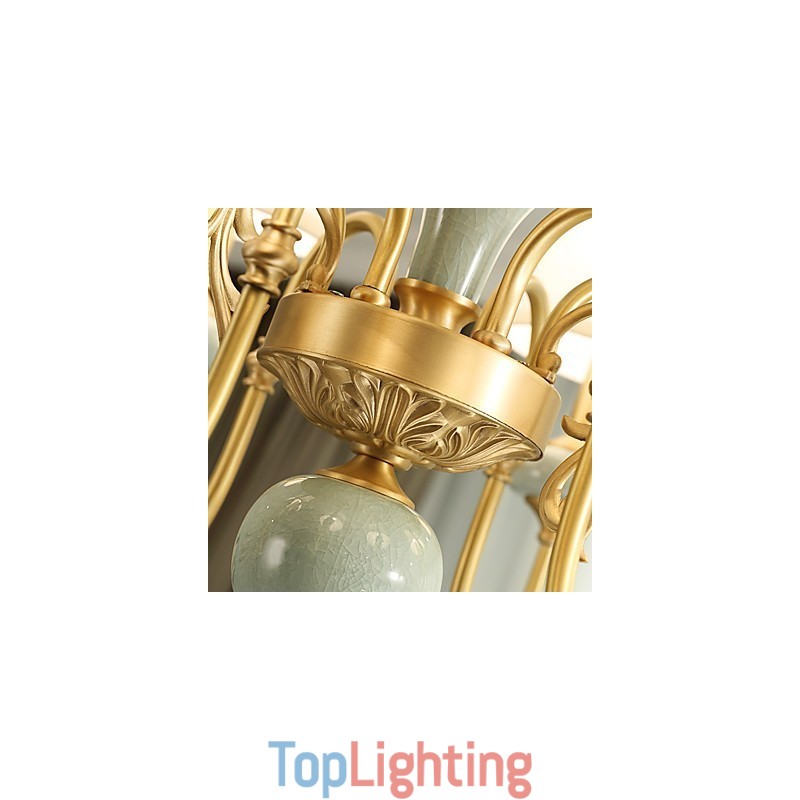 Traditional Classic Country Brass Feature for Mini Style Metal 3 Bulbs Chandelier