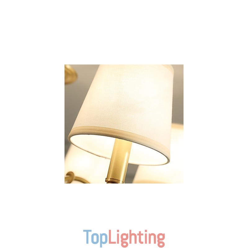 Traditional Classic Country Brass Feature for Mini Style Metal 3 Bulbs Chandelier