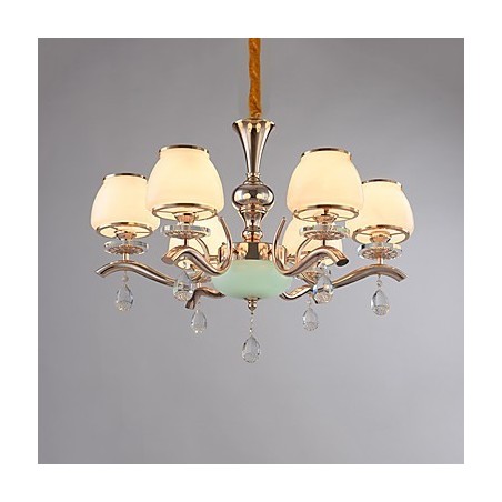Chandelier Modern Contemporary Electroplated Feature for Crystal Metal Chandelier Modern Contemporary Electroplated Feature for Crystal Metal