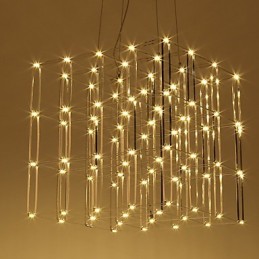 Modern Chandelier Light Stainless Steel Lamp Loft Lighting