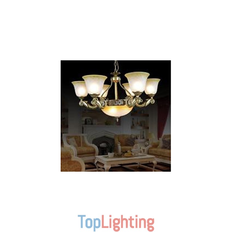 Chandelier Bronze European Retro Classic